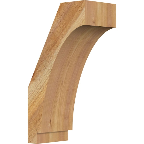 Ekena Millwork 6"W x 10"D x 18"H Imperial Rough Sawn Knee Brace, Western Red Cedar BRC06X10X18IMP00RWR - main